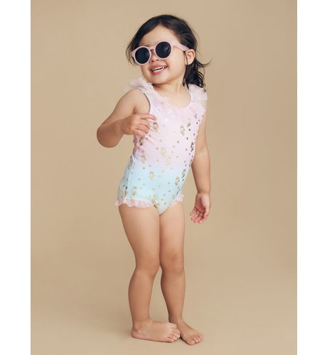 Huxbaby Star Mermaid Flounce Swimsuit