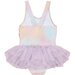 Huxbaby Rainbow Swirl Glittercorn Ballet Swimsuit