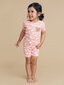 Huxbaby Cloud Bear Dusty Rose PJ Set