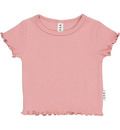 Huxbaby Dusty Rose Rib Tee