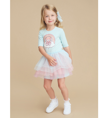 Huxbaby Cloud Bear Layered Ballet Dress