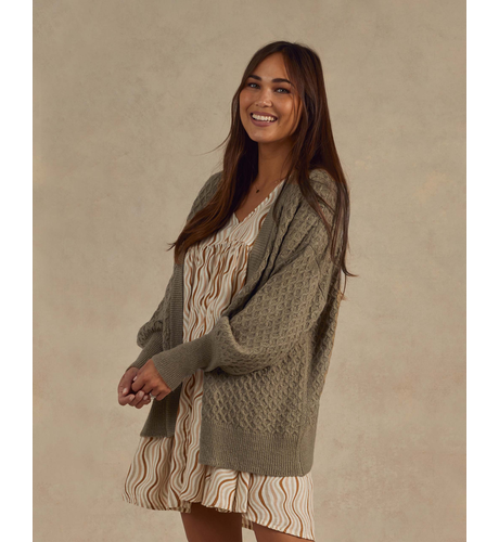 Rylee + Cru Gretel Adult Cardigan - Fern