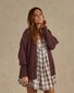 Rylee + Cru Gretel Adult Cardigan - Plum