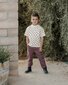 Rylee + Cru Relaxed Tee - Sand Check