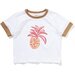 Missie Munster Tropical  Tee - White