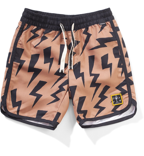 Munster Zapper Board Shorts - Lt Mustard