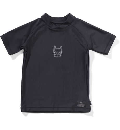 Munster Logo S/S Rash - Black