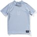 Munster Logo S/S Rash - Mid Blue