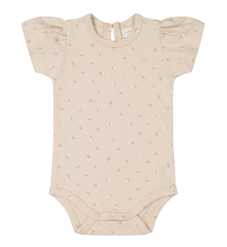 Jamie Kay Cotton Cap-Sleeve Bodysuit - Elenore Pink Tint