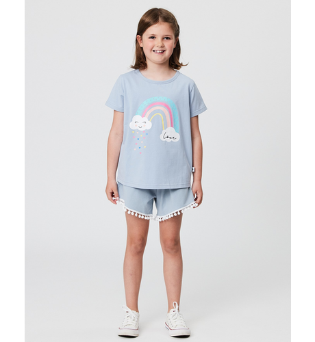 Kissed By Radicool Rainbow Love Tee