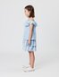 Kissed By Radicool Hearts Chambray Ruffle Top