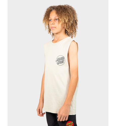 Santa Cruz Opus Screaming Hand Muscle Tee - Natural