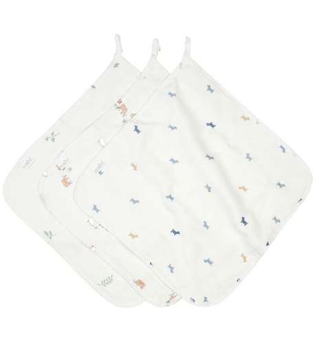 Toshi Baby Washcloth Muslin-3pcs Sheep Station