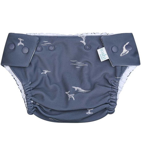 Toshi Swim Baby Nappy Classic Whales