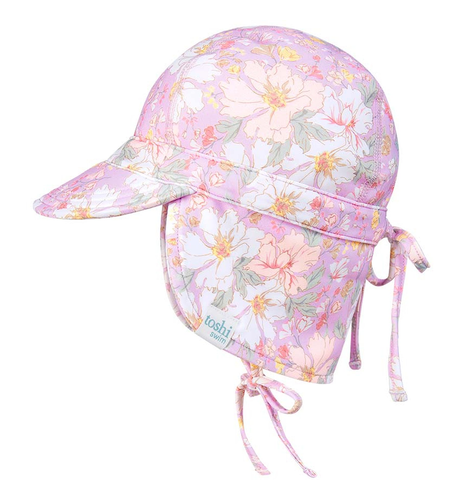 Toshi Swim Baby Flap Cap Classic Dahlia