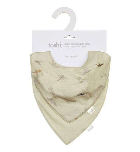 Toshi Baby Bandana Bib 2pk - Dinosauria