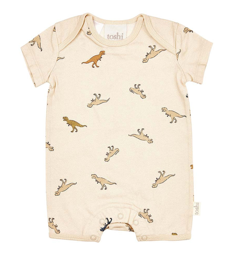 Toshi Classic S/S Onesie - Dinosauria