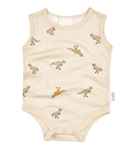 Toshi Classic Onesie Singlet - Dinosauria