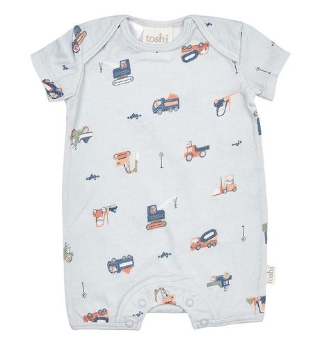 Toshi Classic S/S Onesie - Little Diggers