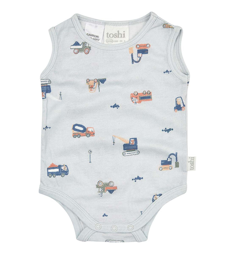 Toshi Classic Onesie Singlet - Little Diggers