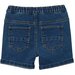 Milky Stone Wash Denim Short