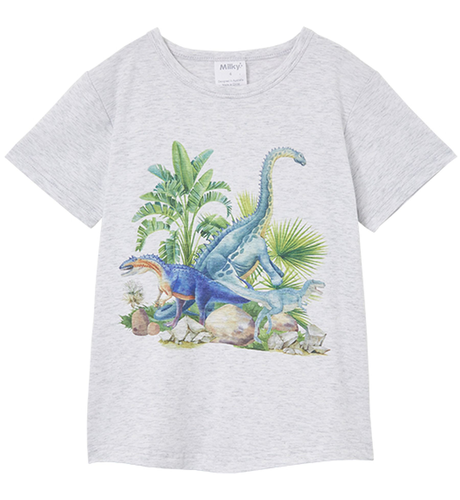 Milky Dinosaur Jungle Tee