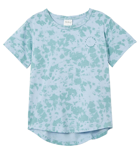 Milky Green Tie Dye Tee