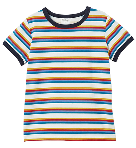 Milky Multi Stripe Tee