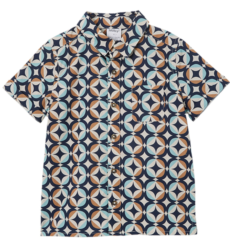 Milky Retro Cotton Shirt