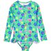 Milky Peacock L/S Swimsuit