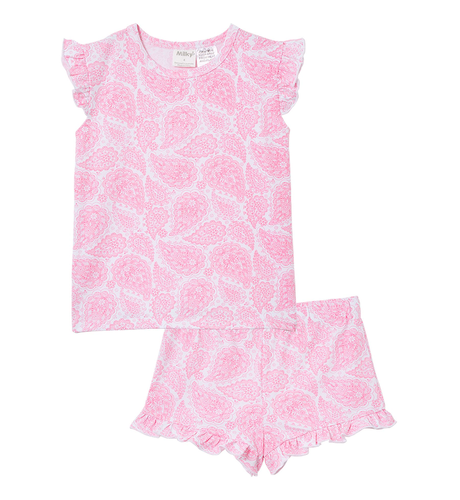 Milky Pink Paisley PJs