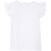 Milky White Broderie Frill Tee