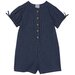 Milky Navy Stripe Linen Playsuit