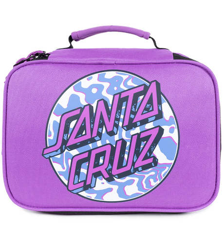 Santa Cruz Zebra Marble Dot Lunchbox - Orchid