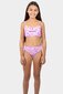 Santa Cruz Strip Bloom Bikini - Pale Pink