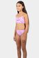 Santa Cruz Strip Bloom Bikini - Pale Pink