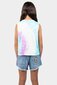 Santa Cruz MFG Dot Front Muscle Crop - Orchid Tie Dye