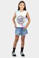 Santa Cruz MFG Dot Front Muscle Crop - Orchid Tie Dye