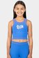 Santa Cruz Blooming Stack Crop Rib Tank - Iris