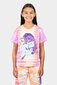 Santa Cruz Unicorn Stack Strip Front T-Shirt - Pale Pink Tie Dye