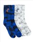 Santa Cruz OGSC Crew Socks 2pk (Mens 7-11) - Cobalt Tie Dye