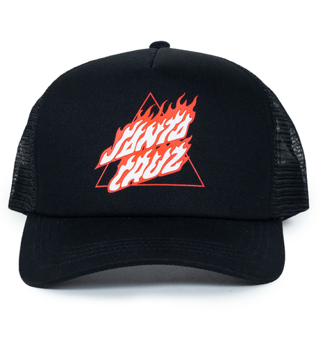 Santa Cruz Flamed Not A Dot Trucker Cap