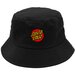 Santa Cruz Classic Dot Patch Bucket Hat - Black