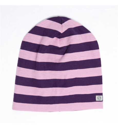 Steezie Merino Slouch Beanie Aubg Stripe