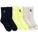 Santa Cruz Screaming Hand Crew Socks 3pk (Youth 2-8) - Multi