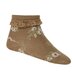 Jamie Kay Jacquard Floral Socks - Caramel Cream