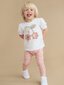 Huxbaby Smile Flower Puff T-Shirt