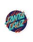 Santa Cruz Navy Inferno Dot Sticker