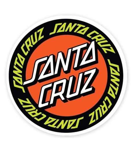 Santa Cruz Outer Ringed Dot Sticker