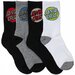 Santa Cruz Other Dot Socks 4pk (Youth 2-8) - Multi